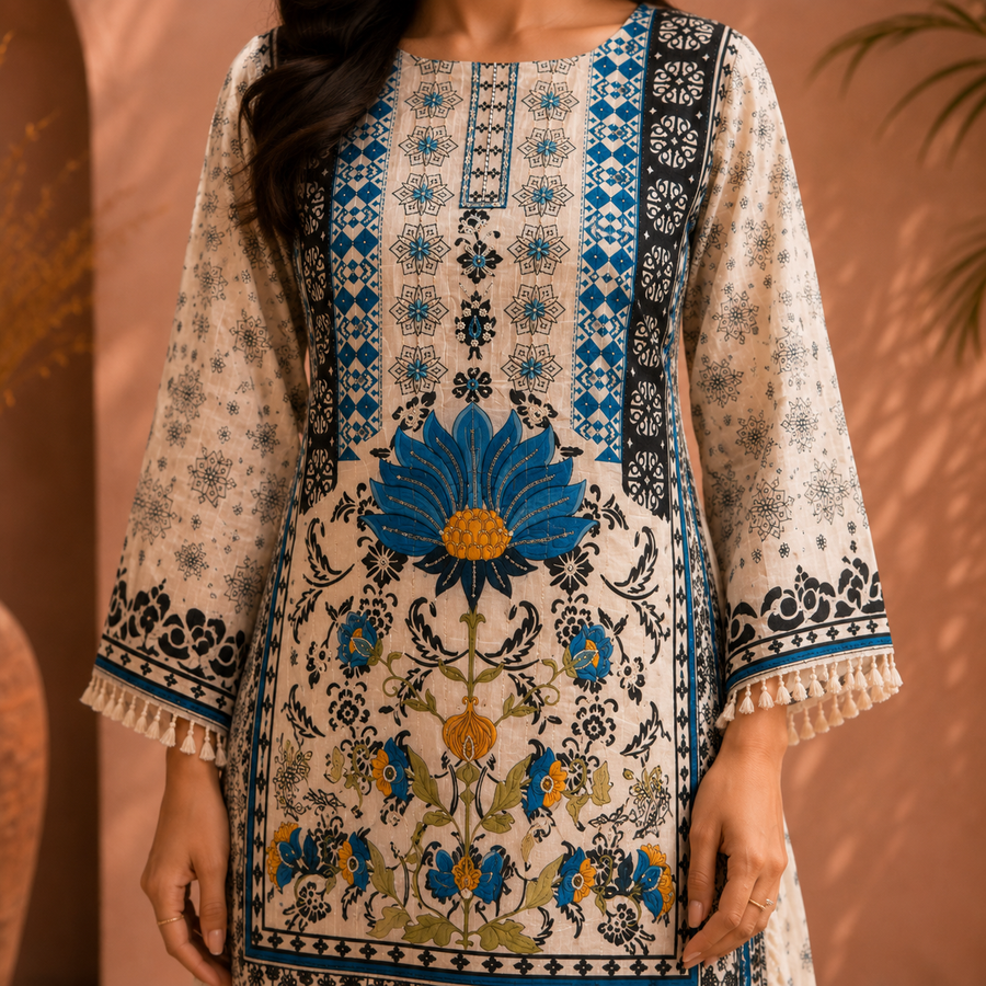 Indigo Blossom Co-Ord Set