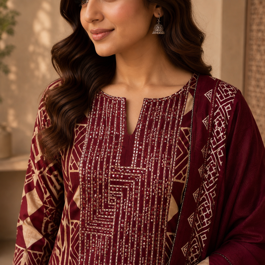 Zarisha Printed Suit Set