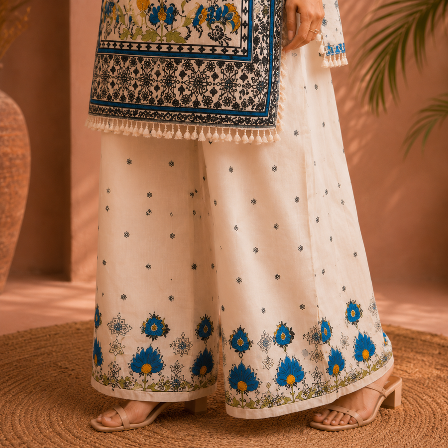 Indigo Blossom Co-Ord Set