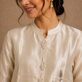 Ivory Pearl Blossom Co-Ord Set
