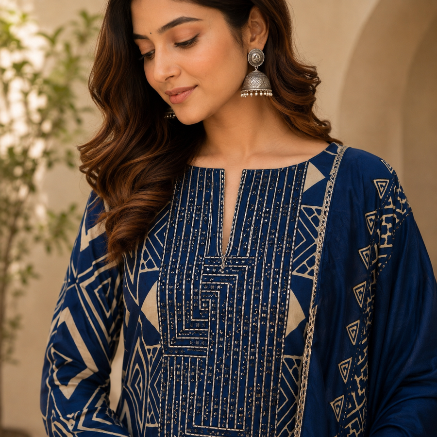Zarisha Printed Suit Set