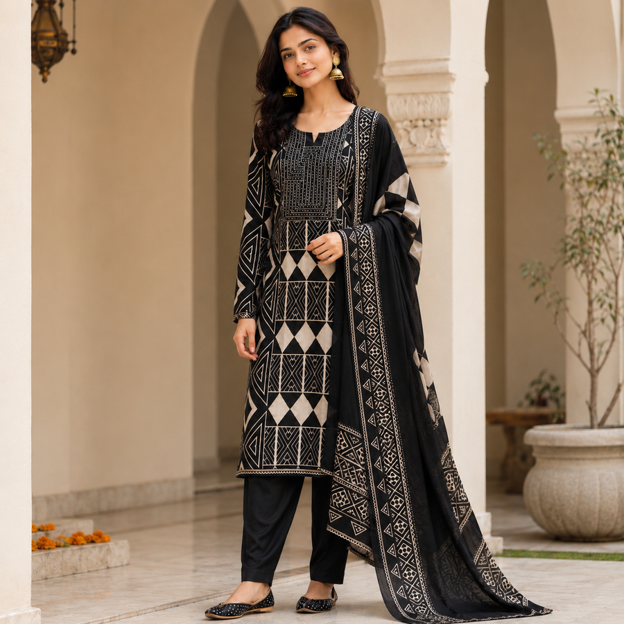 Zarisha Printed Suit Set