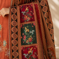 Rust Bloom Embroidered Suit Set