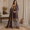 A Royal Plum Suit Set