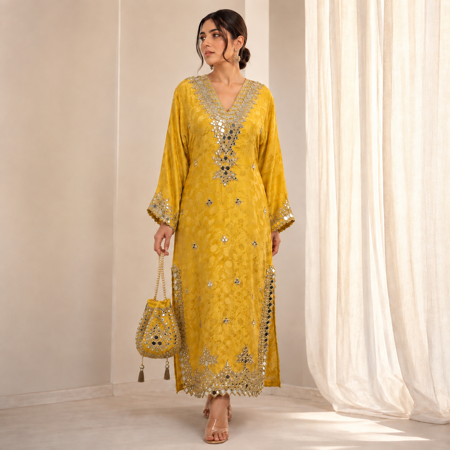 Mustard Kashmiri Pheran