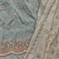 Sage Bloom Embroidered Suit Set