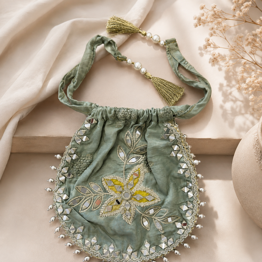 Sage Green Kashmiri Pheran