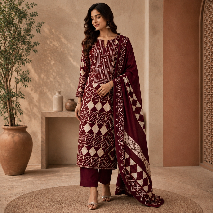 Zarisha Printed Suit Set