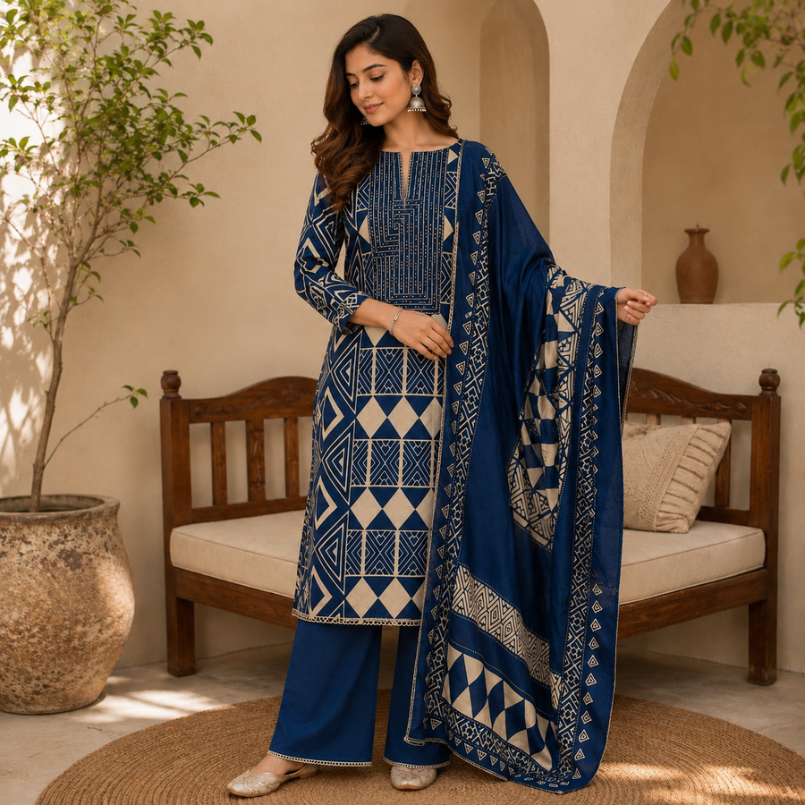 Zarisha Printed Suit Set