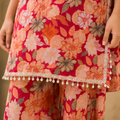 Blush Blossom Cotton Kurta Set