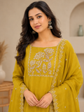 Elegant Floral Embroidered