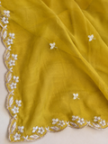 Elegant Floral Embroidered