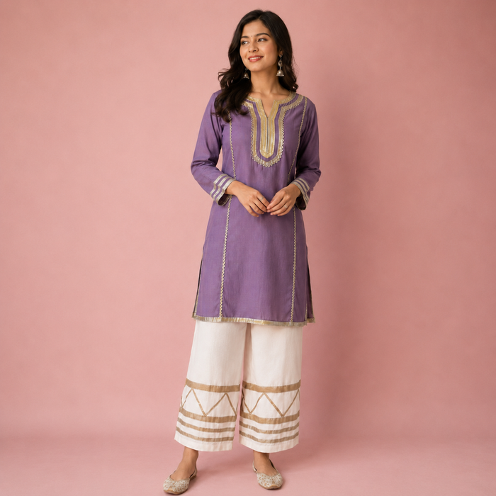 Lavender White Co ord