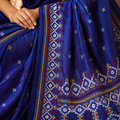 Royal Indigo Silk Saree