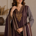 A Royal Plum Suit Set