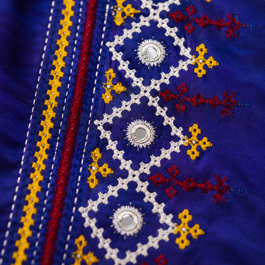 Royal Indigo Silk Saree