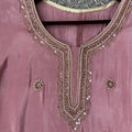 Dusty Rose Embroidered Sharara Set