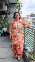 Blush Blossom Cotton Kurta Set