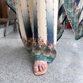 Ivory Noir Printed Kaftan Co-ord Set