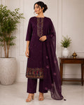 Royal Heritage Embroidered Suit Set