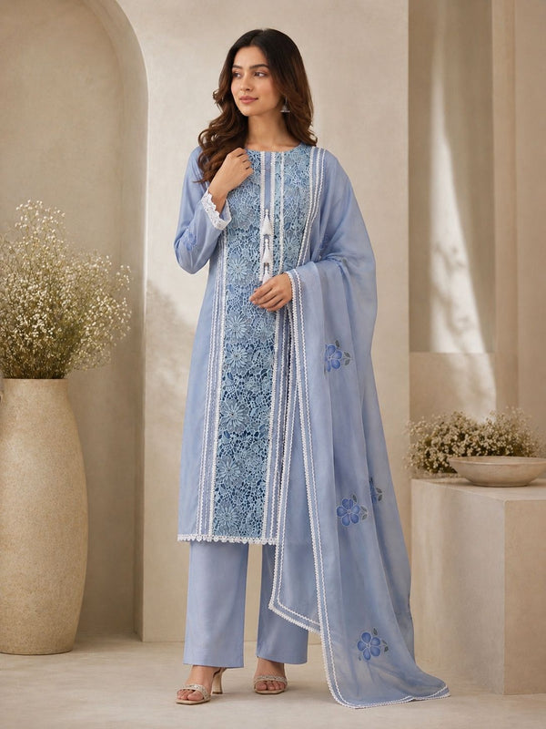 Celestial Lace Suit Set