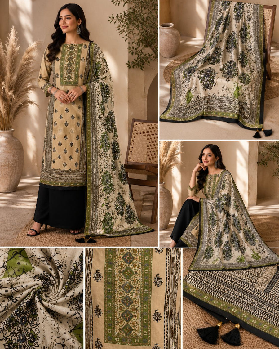 Heritage Zariya Printed Suit Set