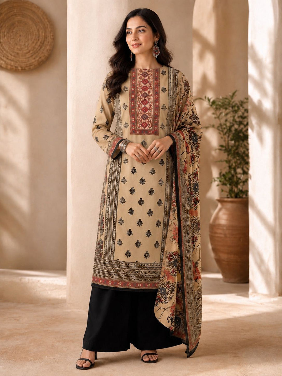 Heritage Zariya Printed Suit Set