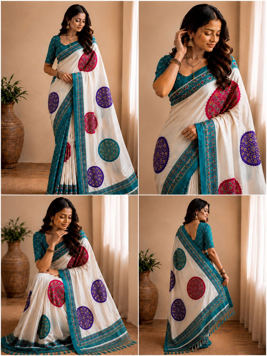 Heritage Kalamkari Floral Saree Collection