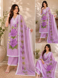 Floral Print 3-Piece Cotton  Suit Set