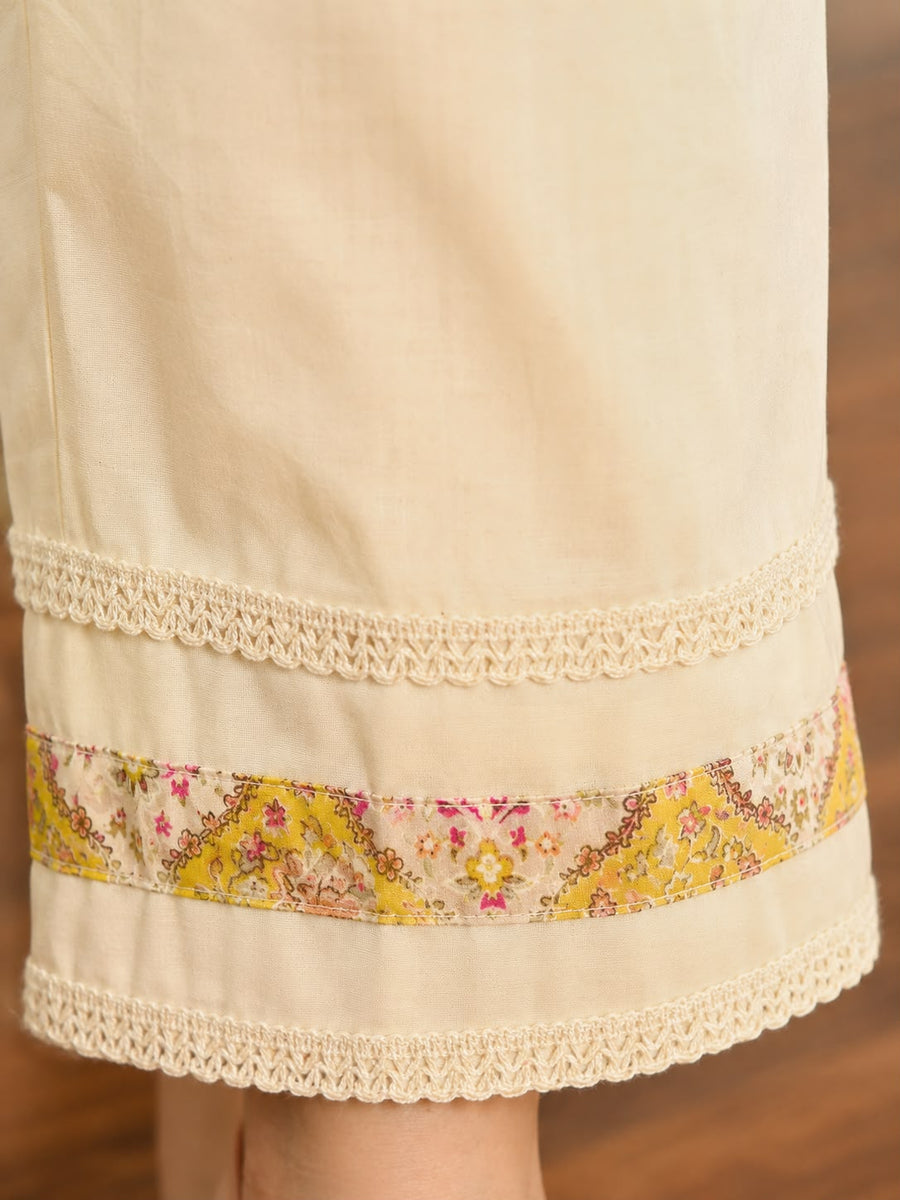 Gulnar Floral Threadwork Suit Set