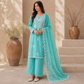 Embroidered Mal Cotton Suit