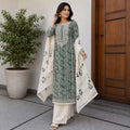 Floral Cotton  Suit