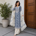 Floral Cotton  Suit