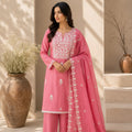 Embroidered Mal Cotton Suit