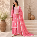 Embroidered Mal Cotton Suit