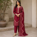 Geometric Print Modal Suit