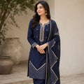 Geometric Print Modal Suit