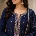 Geometric Print Modal Suit