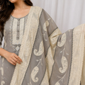 Embroidered Cotton Suit Set