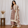 Embroidered Cotton Suit Set