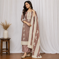 Embroidered Cotton Suit Set
