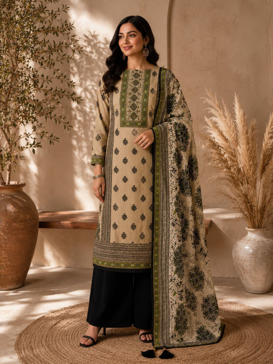 Heritage Zariya Printed Suit Set