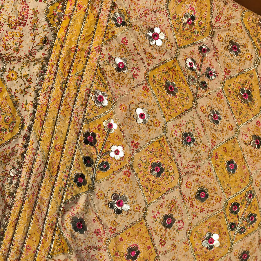 Gulnar Floral Threadwork Suit Set