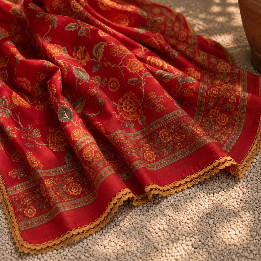 Traditional Printed Suit Set.