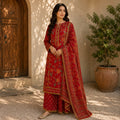Traditional Printed Suit Set.