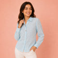 Blue/White Cotton Shirt