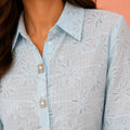 Blue/White Cotton Shirt